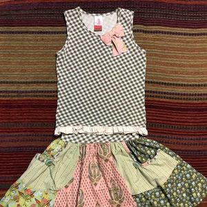 Matilda Top and Skirt Set